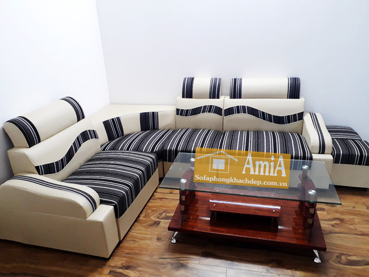 Hình ảnh ghế sofa da giá rẻ kích thước nhỏ xinh cho căn phòng khách đẹp