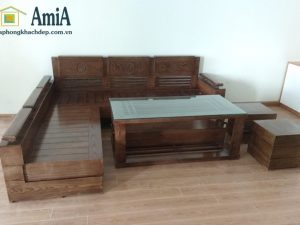 Hình ảnh Ghế sofa gỗ đẹp hiện đại giá rẻ chỉ có tại Nội thất AmiA