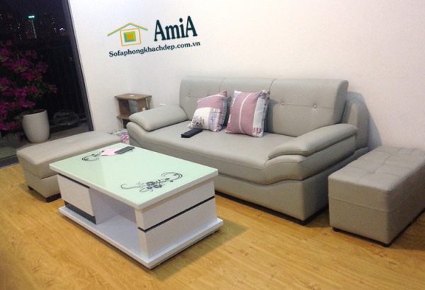 Hình ảnh Ghế sofa văng đẹp giá rẻ của AmiA với hình ảnh thực tế chụp tại nhà khách hàng