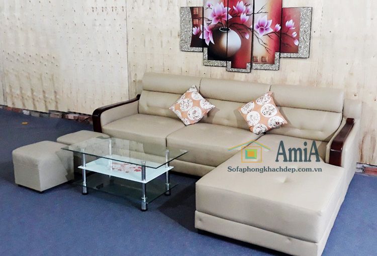 Hình ảnh Mẫu ghế sofa da đẹp với hình ảnh thực tế tại Tổng kho AmiA