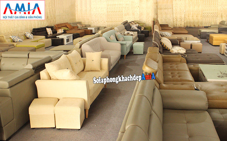 Hình ảnh cửa hàng bán sofa phòng khách đẹp khu vực quận Cầu Giấy, Hà Nội