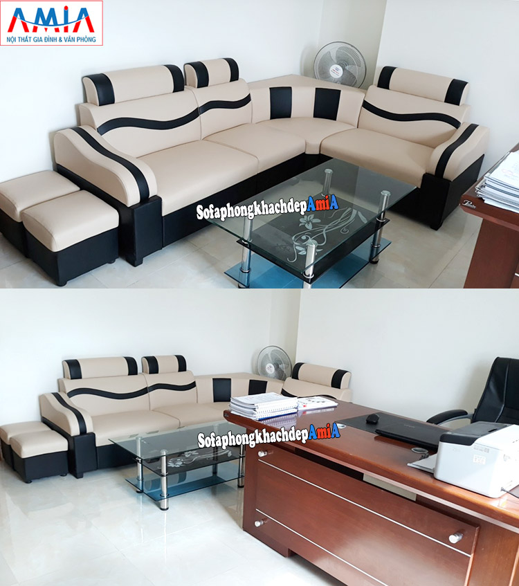 Hình ảnh Kích thước ghế sofa góc cho phòng làm việc, phòng khách công ty, phòng giám đốc