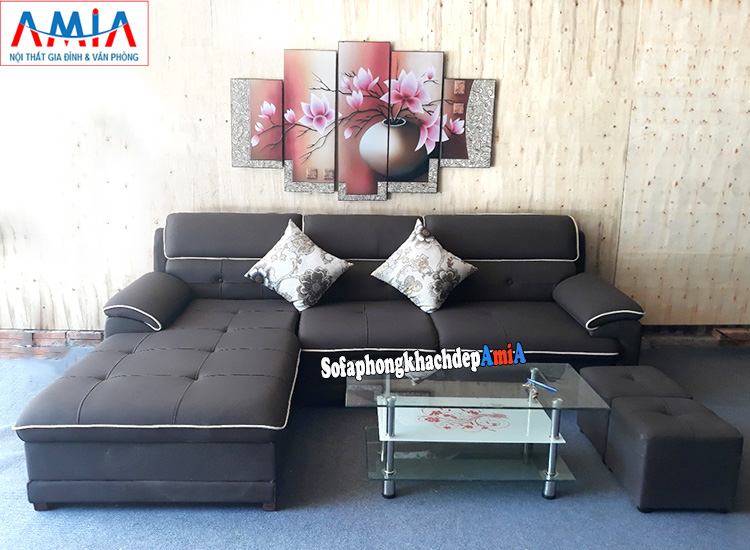 Hình ảnh Kích thước sofa tiêu chuẩn cho phòng khách đẹp thiết kế hình chữ L hiện đại