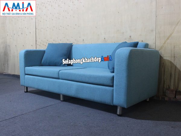 Hình ảnh Mẫu sofa văng nỉ nhỏ phòng khách giá rẻ tại Hà Nội