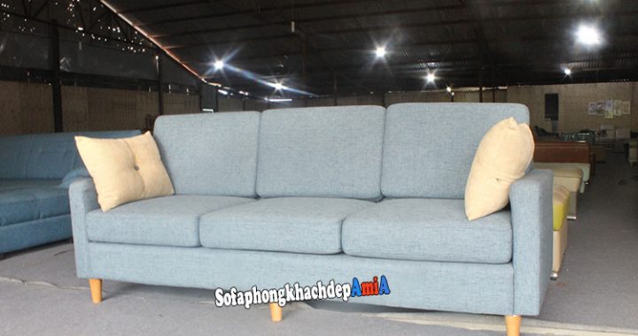 Hình ảnh Sofa phòng khách nhà trọ gia đình thiết kế dạng ghế sofa văng dài