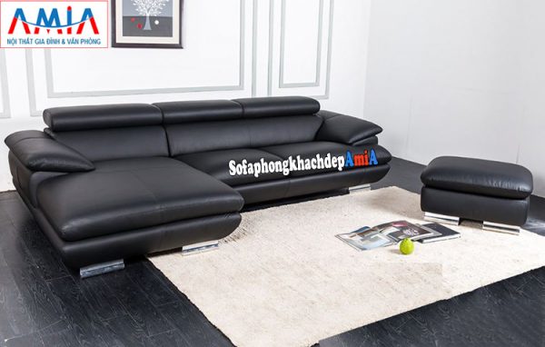 Hình ảnh Ghế sofa da cho phòng khách lớn cao cấp, sang trọng