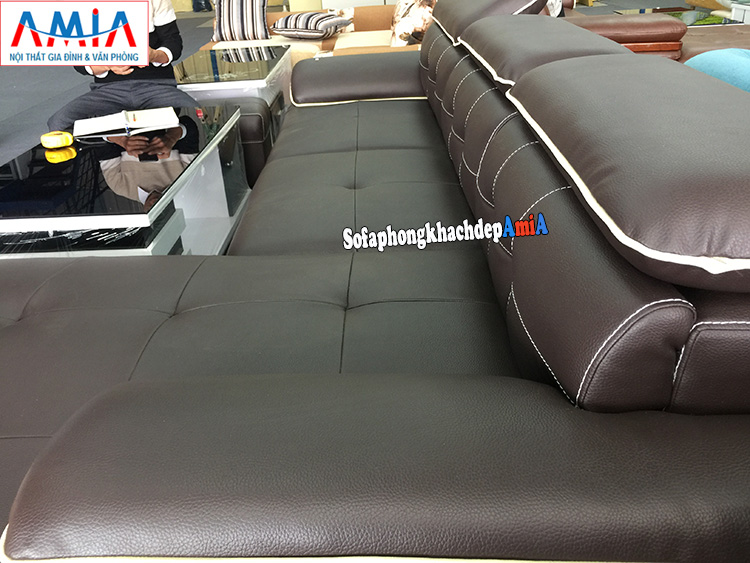 Hình ảnh mẫu ghế sofa da phòng khách hiện đại tại Nội thất AmiA Hà Đông