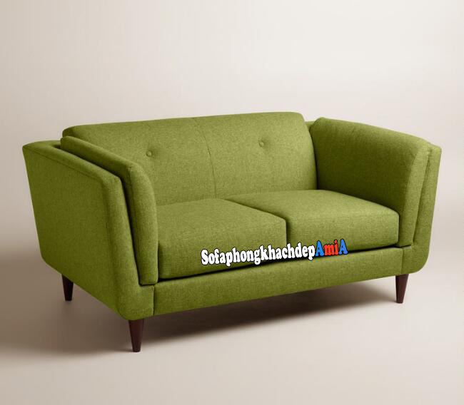 Hình ảnh sofa đơn đẹp hiện đại màu xanh kích thước nhỏ xinh xắn cho nhà nhỏ, phòng khách nhỏ, chung cư nhỏ hoặc dùng làm ghế sofa chờ, sofa trang trí