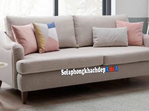 Hình ảnh Sofa đẹp phòng khách nhỏ giá rẻ kèm gối ôm xinh xắn