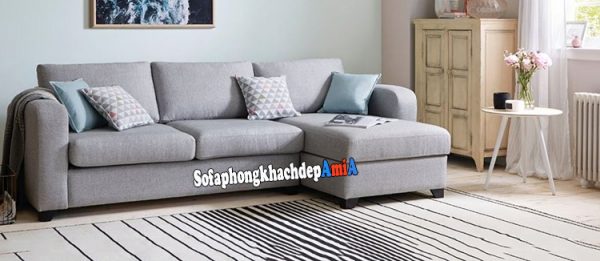 Hình ảnh Sofa góc cho phòng khách nhỏ hẹp hiện đại và sang trọng