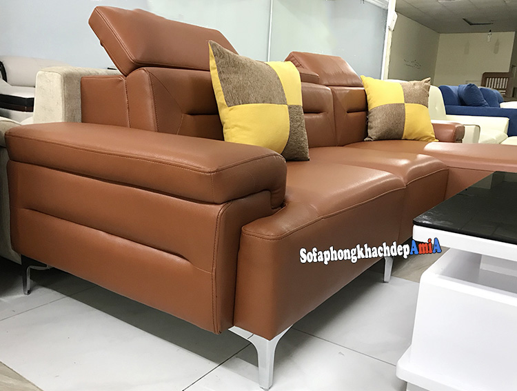 Hình ảnh Bàn ghế phòng khách cao cấp chất liệu da Hàn nhập khẩu