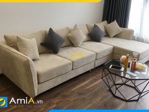 Ghế sofa nỉ đẹp cho chung cư cao cấp AmiA330