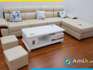 sofa đẹp màu kem sáng AmiA142