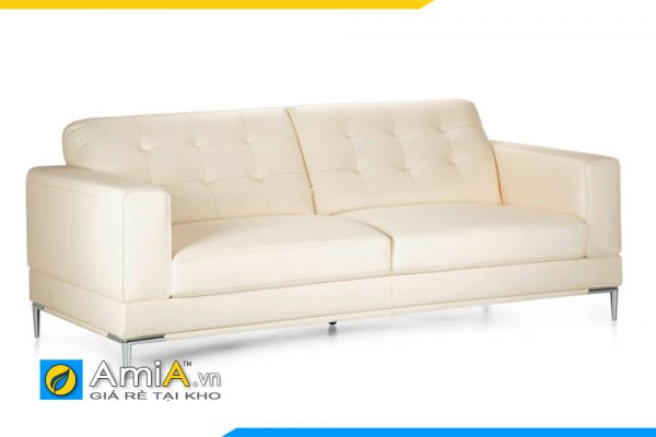 Ghế sofa đẹp màu trắng pha chút tân cổ điển AmiA 20160