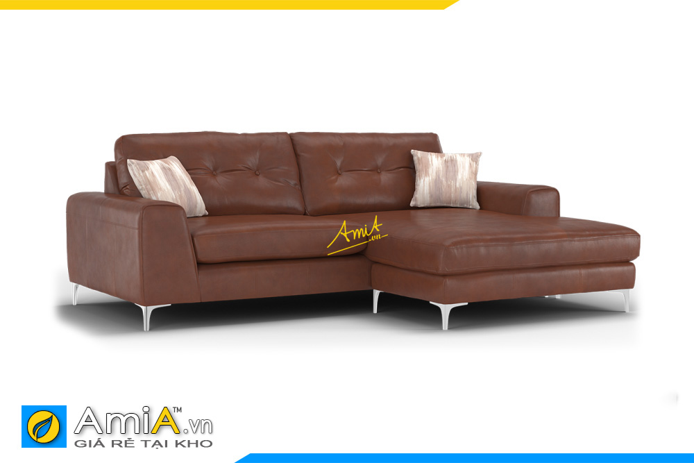 mẫu sofa góc chữ V cân đối và đẹp mắt AmiA 20047
