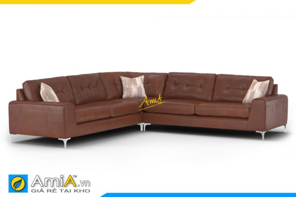 mẫu sofa góc chữ V cân đối và đẹp mắt AmiA 20047