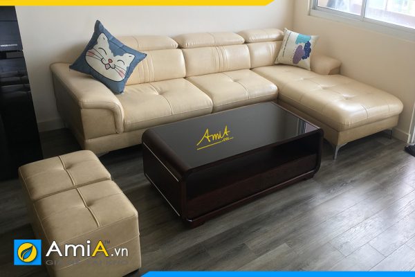 Sofa góc chữ L đẹp hiện đại AmiA507