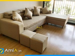 Ghế sofa nỉ giá rẻ bán chạy hiện nay AmiA041