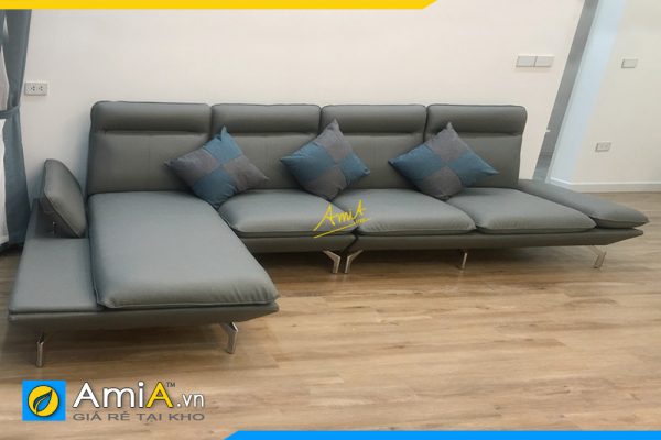 Ghế sofa da đẹp phong cách Bắc Âu AmiA328