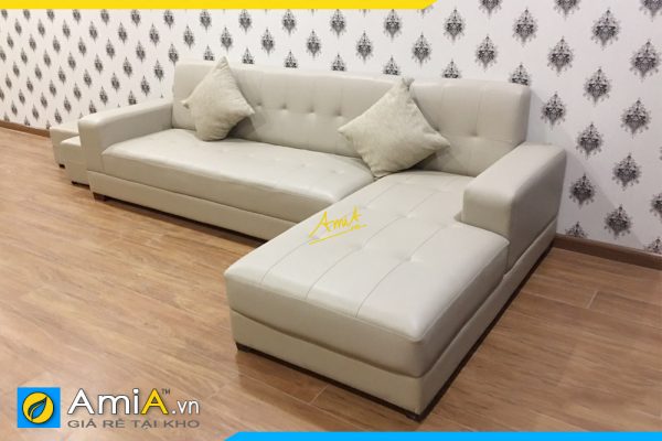 Sofa da chung cư hiện đại AmiA174
