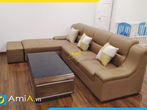 Sofa da góc chữ L AmiA108